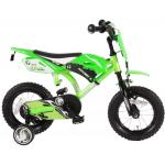 Volare Motobike Rower dziecięcy - Chłopcy - 12 cali - Zielony - 95% zmontowane