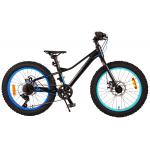 Volare Gradient Rower dziecięcy - Chłopcy - 20 cali - Czarny Niebieski Aqua - 6 prędkości - Prime Collection