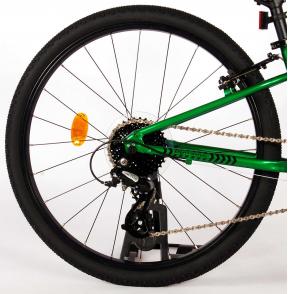 Rower dziecięcy Volare Dynamic - Chłopcy - 24 cale - Zielony - 2 hamulce ręczne - 8 prędkości - Prime Collection