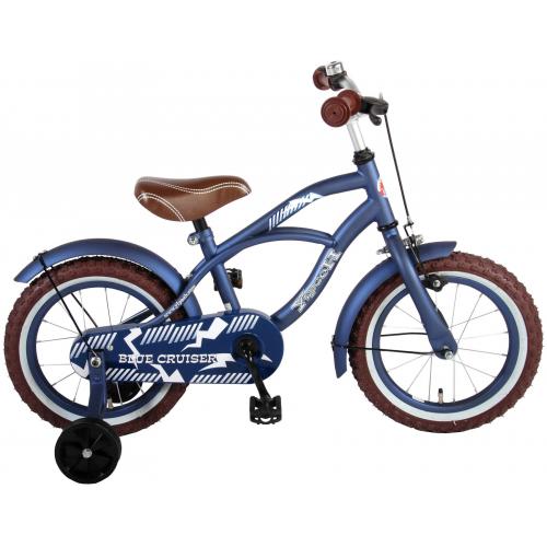 Rower dziecięcy Volare Blue Cruiser - Chłopcy - 14 cali - Niebieski - 95% zmontowane