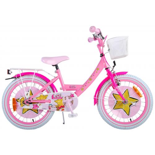 Rower dziecięcy LOL Surprise - Dziewczęce - 18 cali - Różowy - 95% zmontowane