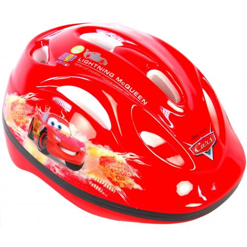 Kask rowerowy Disney Cars - czerwony - 51-55 cm