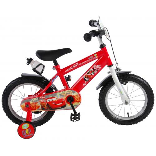 Rower dziecięcy Disney Cars - chłopięcy - 14 cali - czerwony