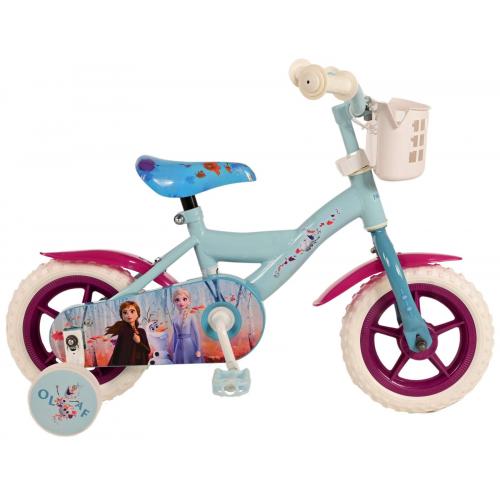 Rower dziecięcy Disney Frozen 2 - Dziewczęce - 10 cali - Niebieski / Fioletowy