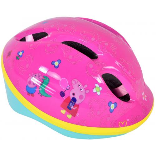 Kask rowerowy Peppa Pig - różowy - 51-55 cm