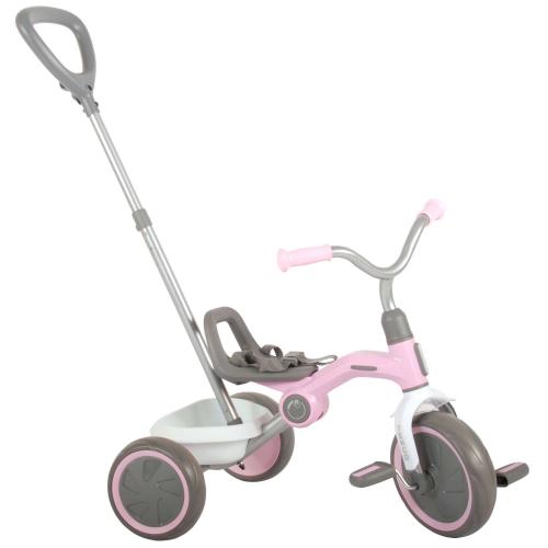 QPlay Rower Trójkołowy Tenco - Chłopcy i dziewczęta - pastelowy róż