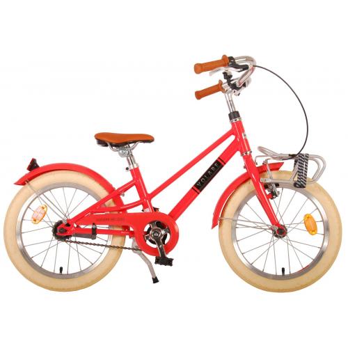 Volare Melody Rower dziecięcy - Dziewczyny - 16 cale - Koralowo czerwień - Prime Collection