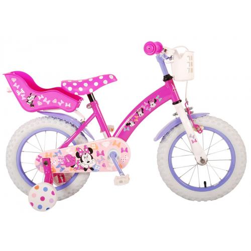 Disney Minnie Cutest Ever! - Kinderfiets - Meisjes - 14 inch - Roze