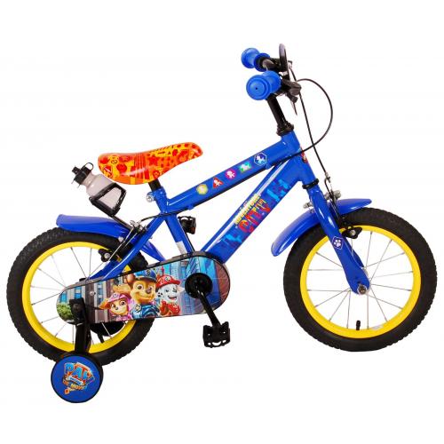 Rower dziecięcy Paw Patrol the Movie - Chłopcy - 14 cali - Niebieski - Dwa hamulce reczne