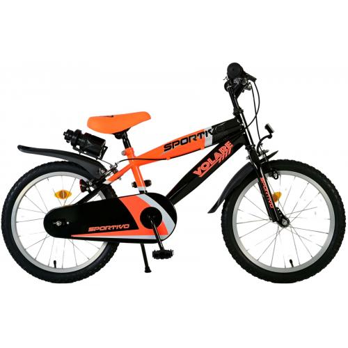 Volare Sportivo Rower dziecięcy - Chłopcy - 20 cali - Neon Pomarańczowy Czarny - Dwa hamulce ręczne [CLONE]
