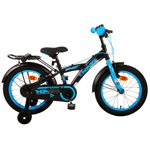 Volare Thombike Kinderfiets - Jongens - 16 inch - Zwart Blauw - Twee Handremmen