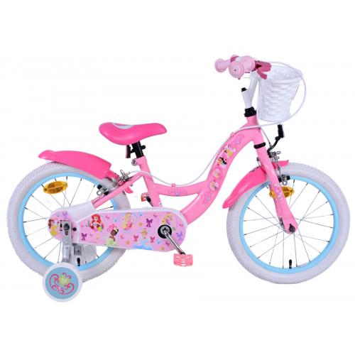 Rower dziecięcy Disney Princess - Dziewczynki - 16 cali - Różowy - Dwa hamulce ręczne