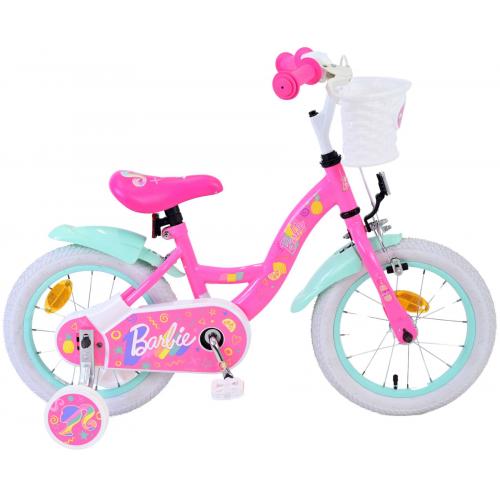 Rower dziecięcy Barbie - Dziewczynki - 14 cali - Różowy
