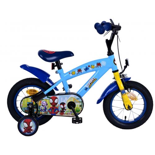 Rower dziecięcy Spidey - chłopięcy - 12 cali - niebieski