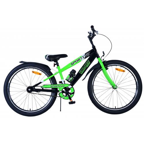 Volare Sportivo Kinderfiets - Jongens - 24 inch - Zwart Groen