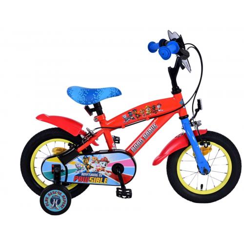 Rower dziecięcy Paw Patrol Chłopcy - 12 cali - Niebieski - Dwa hamulce reczne