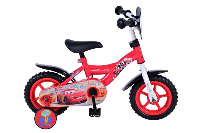 Rower dziecięcy Disney Cars - chłopięcy - 10 cali - czerwony
