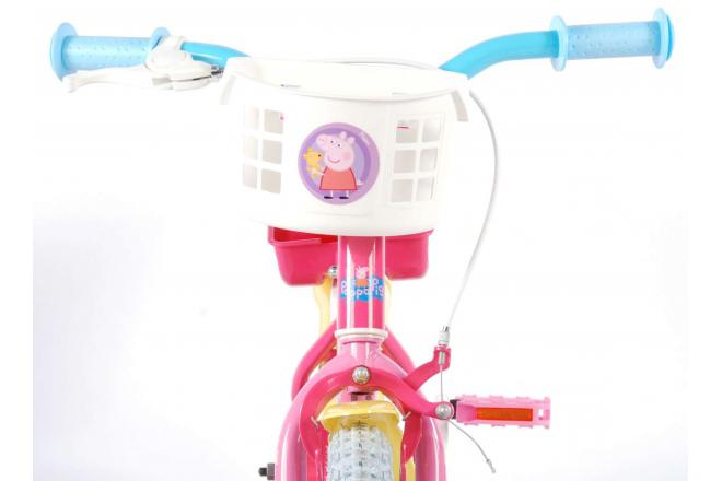 Rower dziecięcy Świnka Peppa - Dziewczęcy - 12 cali - Różowy