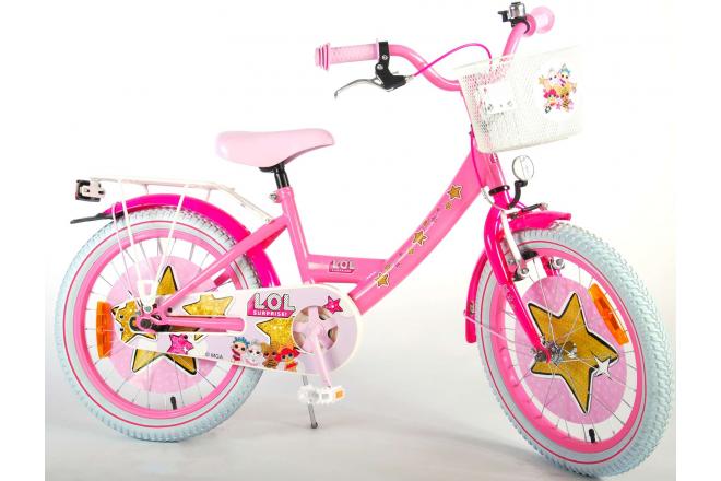 Rower dziecięcy LOL Surprise - Dziewczęce - 18 cali - Różowy - 95% zmontowane