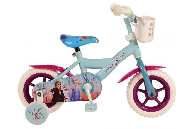 Rower dziecięcy Disney Frozen 2 - Dziewczęce - 10 cali - Niebieski / Fioletowy