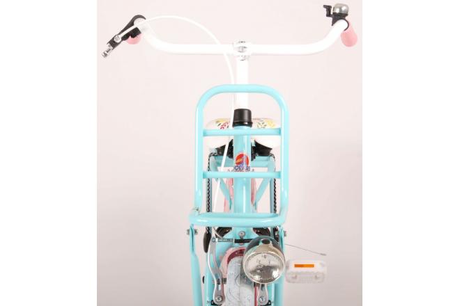 Rower dla dzieci Volare Ibiza - Dziewczęce - 20 cali - Niebieski / Różowy - 95% zmontowane