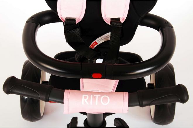 QPlay Tricycle Rito 3 w 1 - Dziewczynki - Różowy - Deluxe