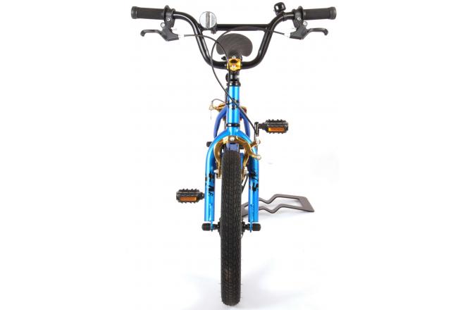 Rower dziecięcy Volare Cool Rider - Chłopcy - 16 cali - niebieski - dwa hamulce ręczne - zmontowane w 95%
