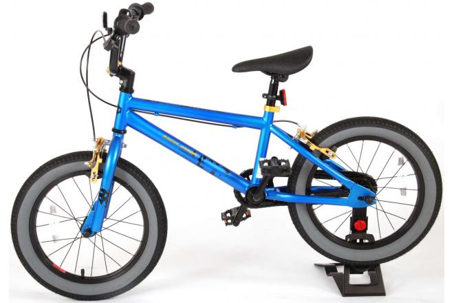 Rower dziecięcy Volare Cool Rider - Chłopcy - 16 cali - niebieski - dwa hamulce ręczne - zmontowane w 95%