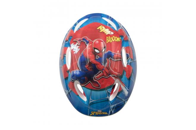 Kask rowerowy Marvel Spiderman - Niebieski czerwony - 51 - 55 cm