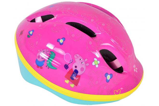 Kask rowerowy Peppa Pig - różowy - 51-55 cm