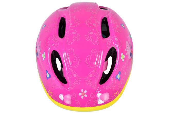 Kask rowerowy Peppa Pig - różowy - 51-55 cm