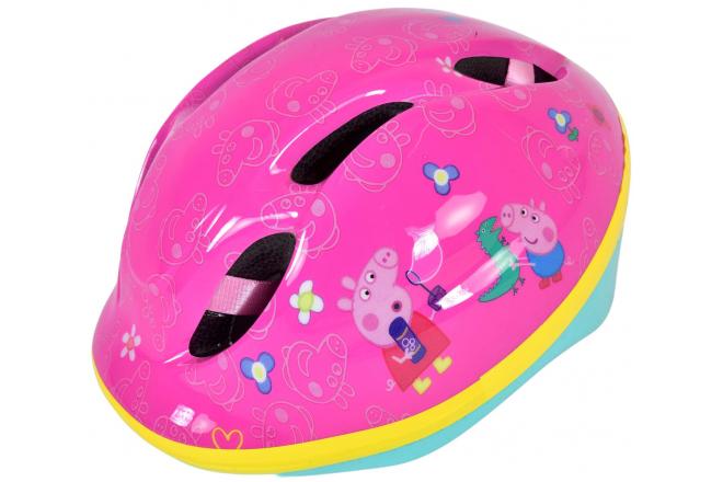 Kask rowerowy Peppa Pig - różowy - 51-55 cm