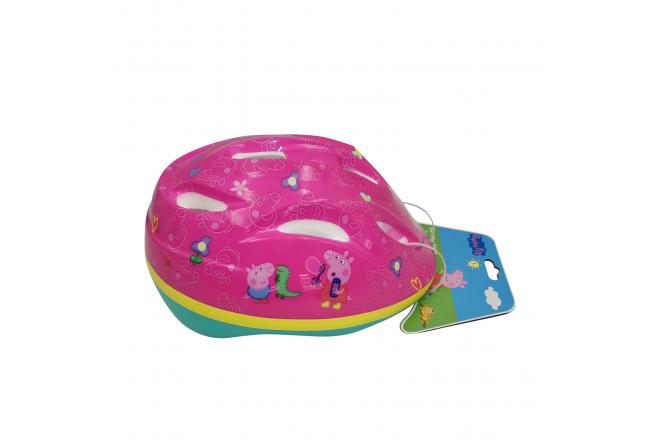 Kask rowerowy Peppa Pig - różowy - 51-55 cm