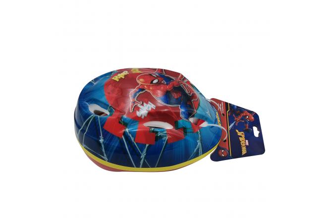 Kask rowerowy Marvel Spiderman - Niebieski czerwony - 51 - 55 cm