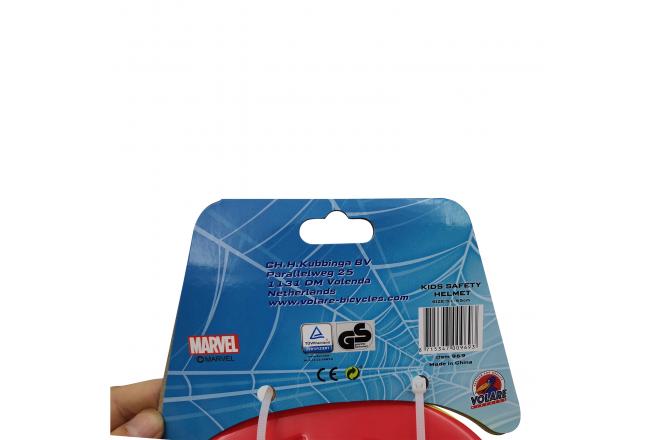 Kask rowerowy Marvel Spiderman - Niebieski czerwony - 51 - 55 cm