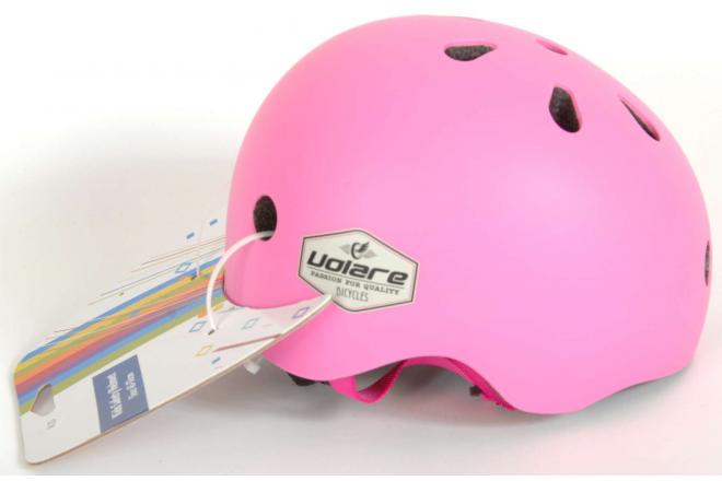 Kask rowerowy Volare - Dzieci - Różowy - 45-51 cm