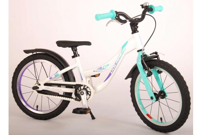 Volare Glamour Rower dziecięcy - Dziewczynki - 16 cali - Pearl Mint Green - Kolekcja Prime