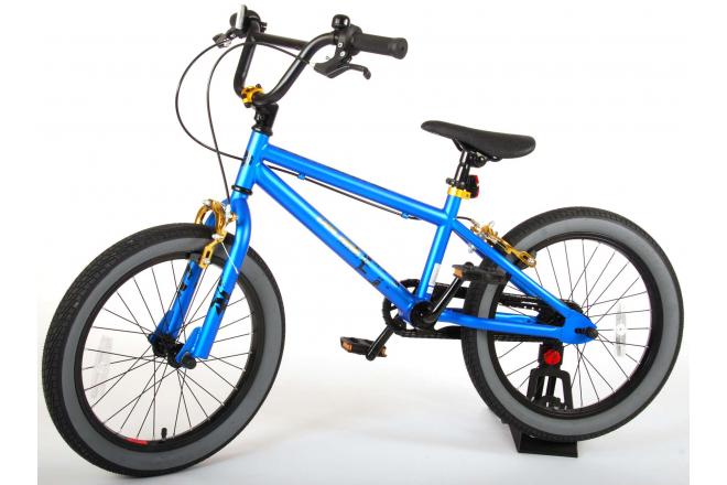 Rower dziecięcy Volare Cool Rider - Chłopcy - 18 cali - Niebieski - dwa hamulce ręczne - 95% zmontowany - Prime Collection