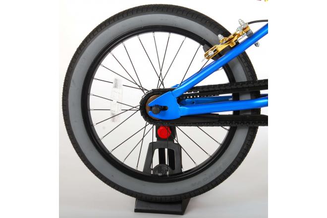Rower dziecięcy Volare Cool Rider - Chłopcy - 18 cali - Niebieski - dwa hamulce ręczne - 95% zmontowany - Prime Collection