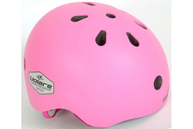 Kask rowerowy Volare - Dzieci - Różowy - 45-51 cm