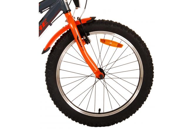 Rower dziecięcy Volare Rocky - 20 cali - Szaro- pomarańczowy - 95% wykończenia - Prime Collection