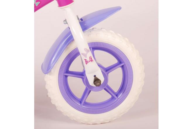 Rower dziecięcy Disney Minnie Cutest Ever! - Dziewczęce - 10 cali - Różowy / Biały / Fioletowy