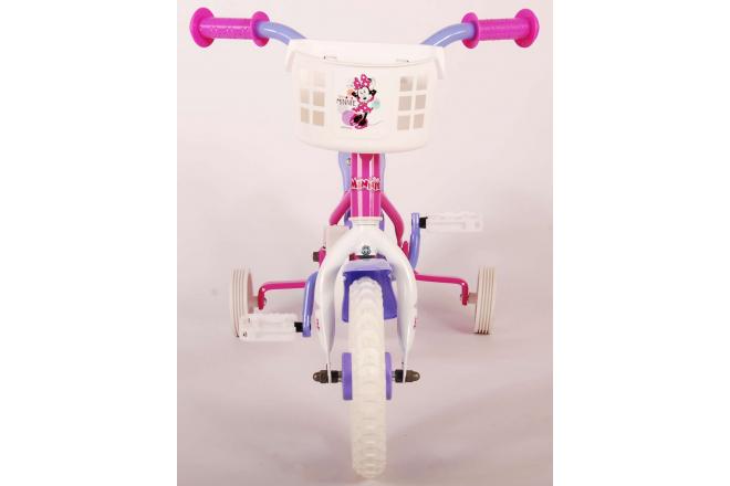 Rower dziecięcy Disney Minnie Cutest Ever! - Dziewczęce - 10 cali - Różowy / Biały / Fioletowy
