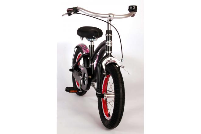 Rower dziecięcy Volare Miracle Cruiser - Dziewczęcy - 14 cali - Matt Black - Prime Collection