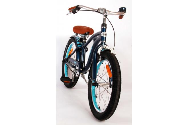 Rower dziecięcy Volare Miracle Cruiser - Chłopcy - 18 cali - Niebieski mat - Prime Collection