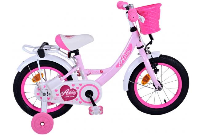 Rower dziecięcy Volare Ashley - dziewczęcy - 14 cali - różowy