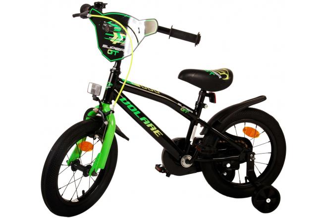 Rower dziecięcy Volare Super GT - chłopcy - 14 cali - zielony