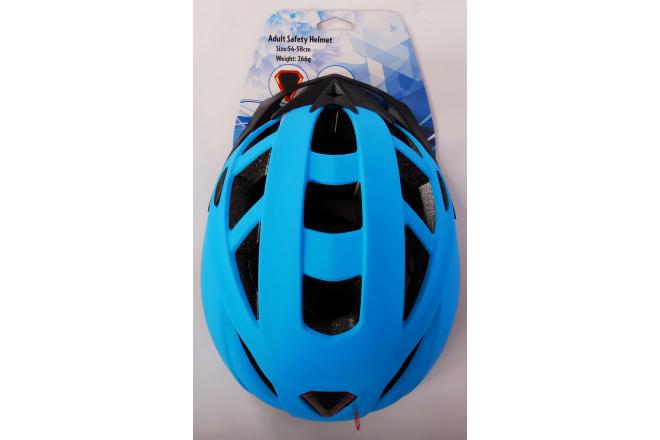 Kask rowerowy Volare - Unisex - niebieski - 54-58 cm