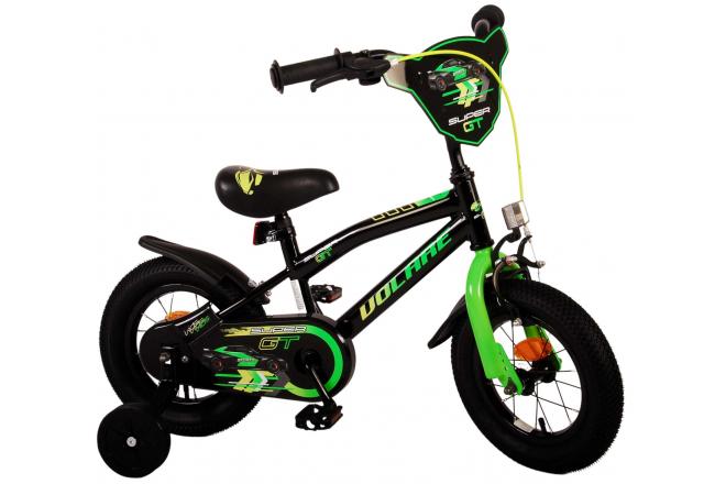 Rower dziecięcy Volare Super GT - chłopcy - 12 cali - zielona
