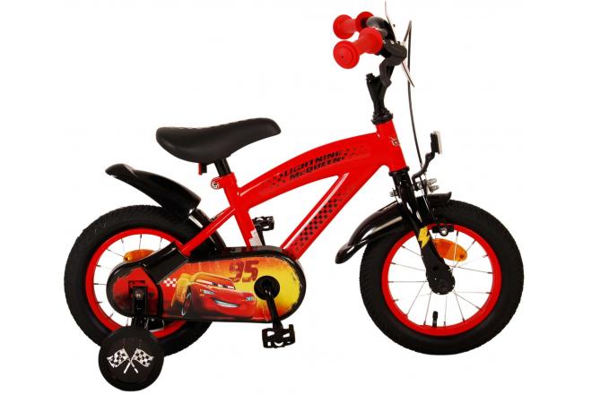 Rower dziecięcy Disney Cars - chłopięcy - 12 cali - czerwony [CLONE]